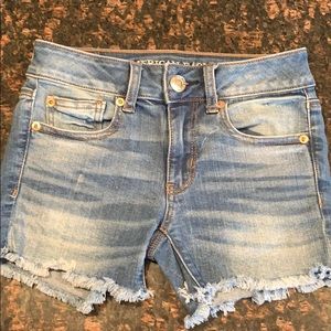 American Eagle Super Stretch midi shorts. Size 00
